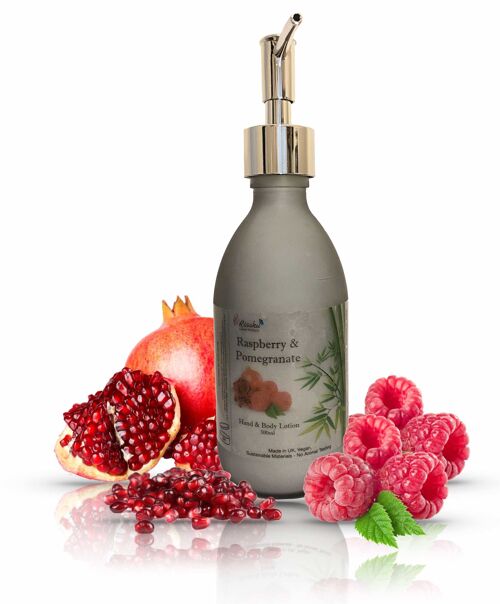 Raspberry and Pomegranate Hand and Body Lotion - 300ml Bottle