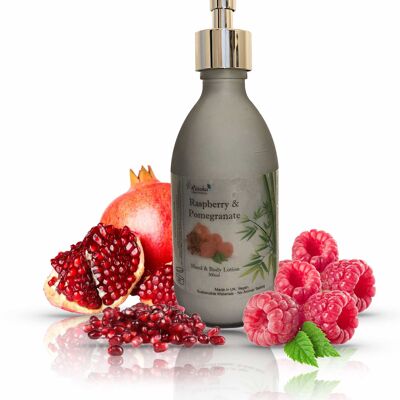 Raspberry and Pomegranate Hand and Body Lotion - 300ml Bottle