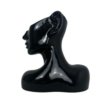 Vase Noir - Vase Céramique - Vase Face 4