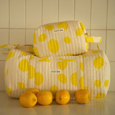 Lemon toiletry bag