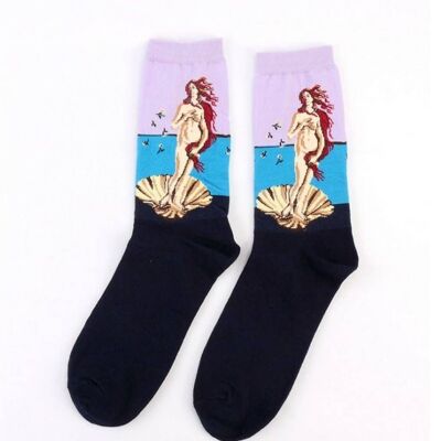 Socks with Painting "Birth of Venus"__default