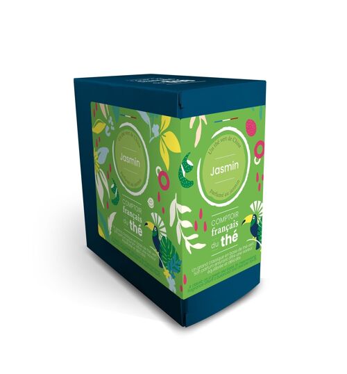 Thé vert Jasmin avec Fleurs - boite 20 sachets