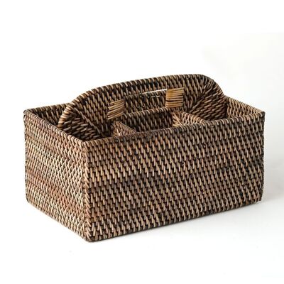 Biak R rattan bottle holder