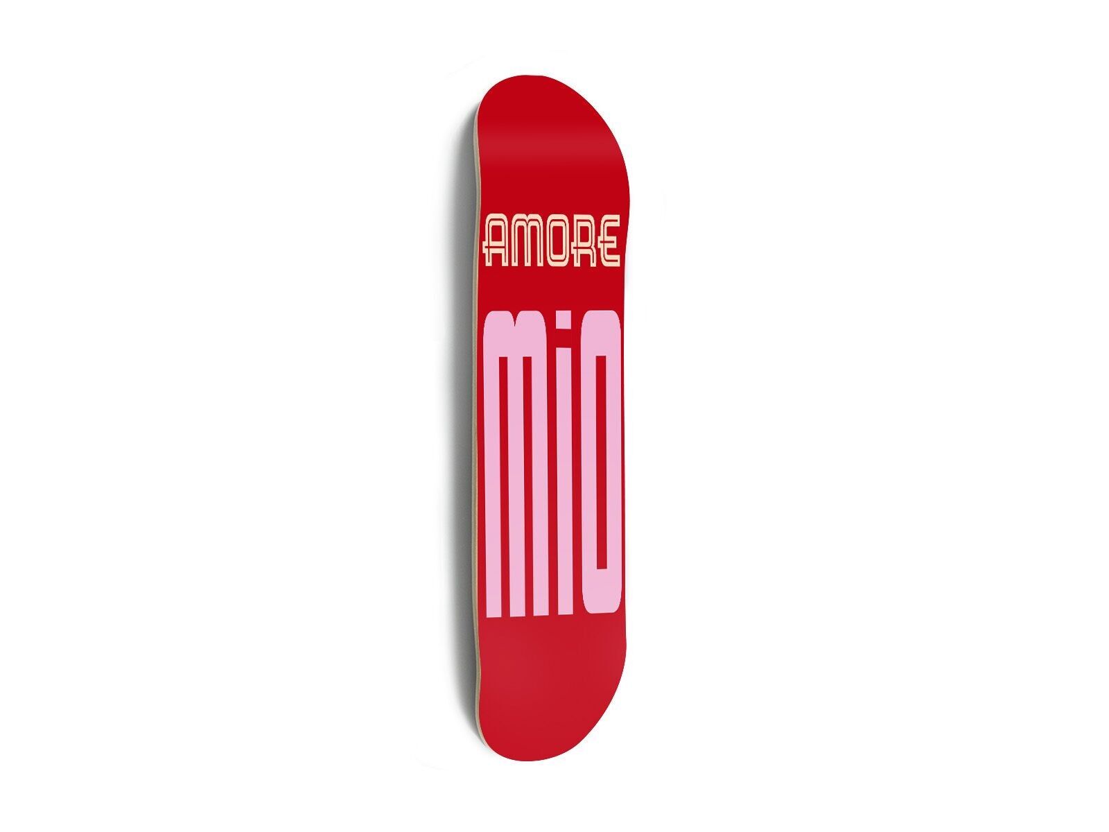 Skateboard per decorazione murale: "Amore Mio"