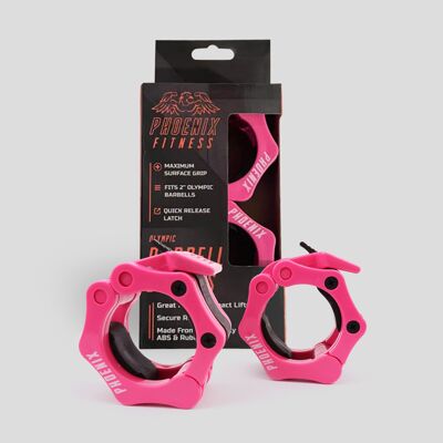 Pinces à haltères olympiques de 2 pouces - Rose