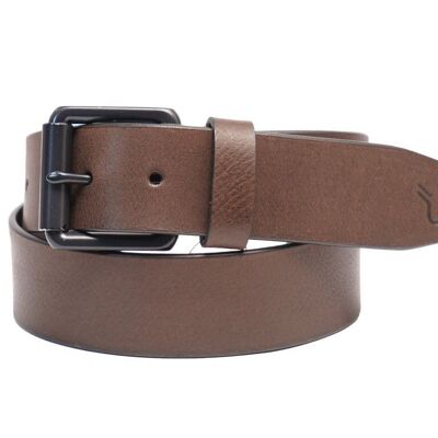 HUBERT men's leather belt