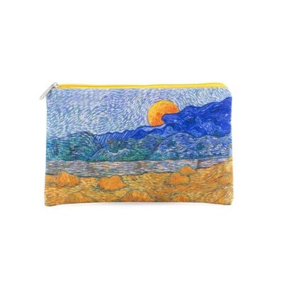 Etui, W, Kröller-Müller, Paesaggio con covoni di grano, Van Gogh