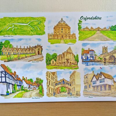 Oxfordshire Greeting Card