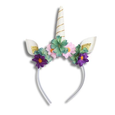 Diadema Unicornio Pastel