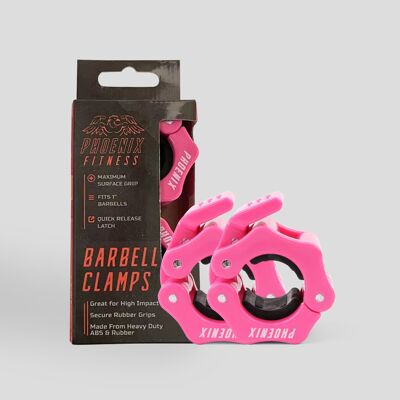 Pinces à haltères olympiques de 1 pouce - Rose