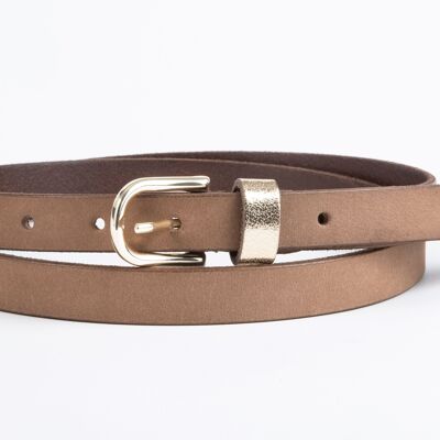DEBY women's leather belt