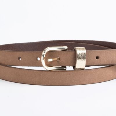 DEBY women's leather belt