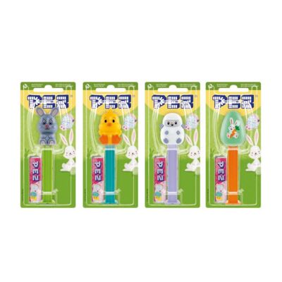 PEZ - Caja expositora de 12 Ampollas PAQUES 2024 (1 dosificador + 1 recambio)