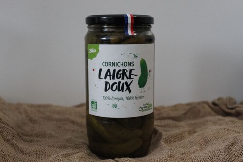 Cornichons eco L’Aigre-doux (550g)