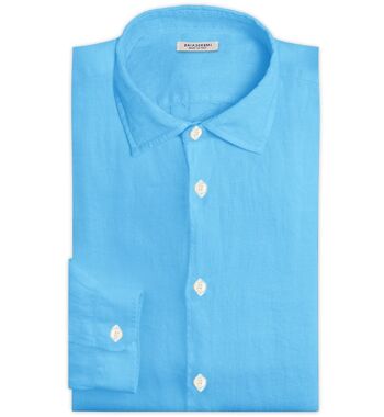 Chemise Paxos turquoise 2