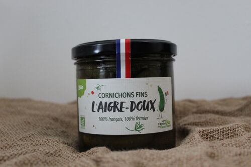 Cornichons fins L’Aigre-doux (165g)