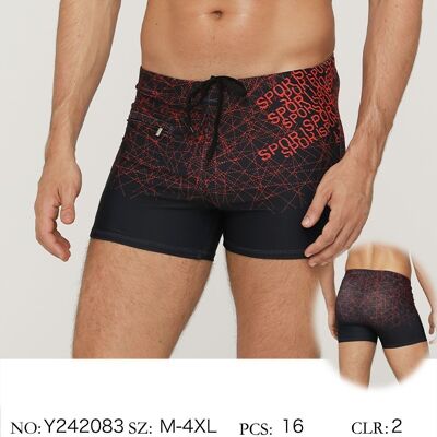 Sport printed boxer with pocket