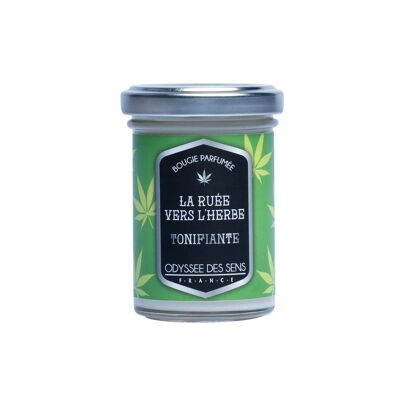 THE RUEE VERS L'HERBE Candle 80g TONIFYING/MINT