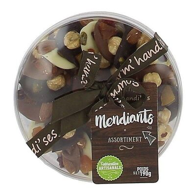 Assortiment de chocolats mendiants - 190g - Gourm'handi'ses