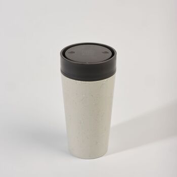 Tasse circulaire 12oz craie et gris tempête (1 x pack 8) tasse à café réutilisable durable 2