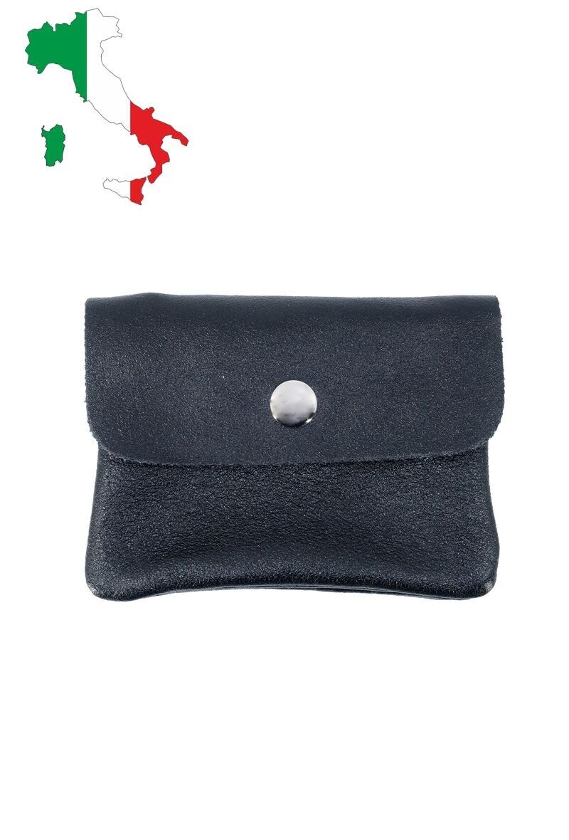 Petit porte monnaie en cuir irisé métallisé pailletté ITP1058