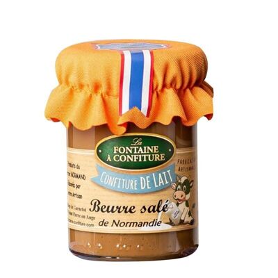 Milk jam with salted butter 230g La Fontaine à Confiture