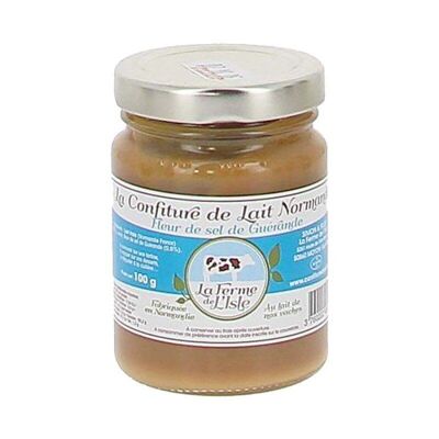 Confiture de lait sel de Guérande - 100g - Ferme de l'Isle