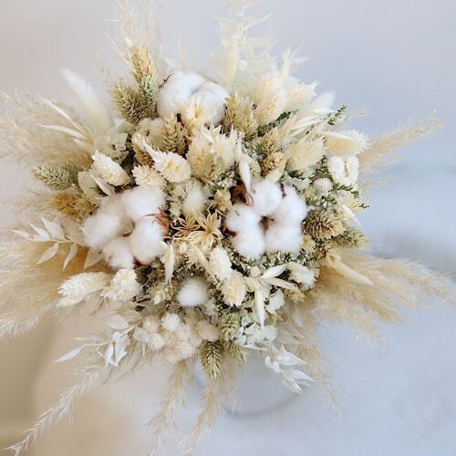 Bouquet de fleurs séchées Mont Blanc