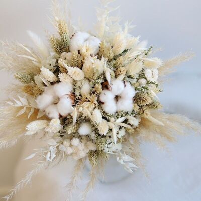 Bouquet di fiori secchi Monte Bianco