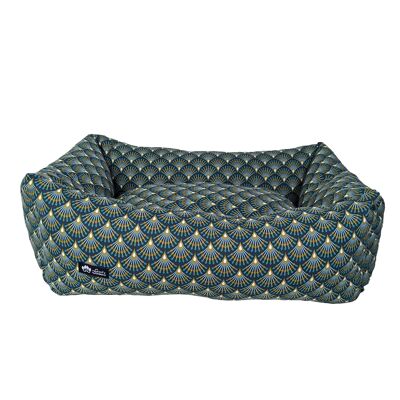 Peacock dog bed