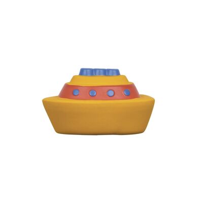 NATURAL RUBBER BATH TOY - BOAT