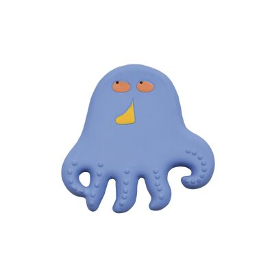 NATURAL RUBBER TEETHING RING - OCTOPUS