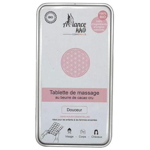 Tablette de massage Bio " Douceur"