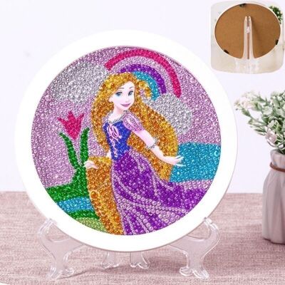 Diamond Painting Rapunzel, 20 cm, frese speciali