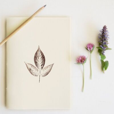 Artisanal notebook “Elder” • Empreintes collection • A5