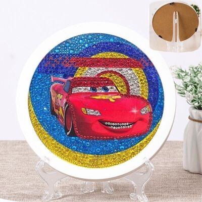 Diamond Painting McQueen, 20 cm, Spezialbohrer