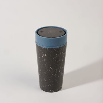 Tasse circulaire 12oz gris et bleu Rockpool (1 x pack 8) tasse à café réutilisable durable 2