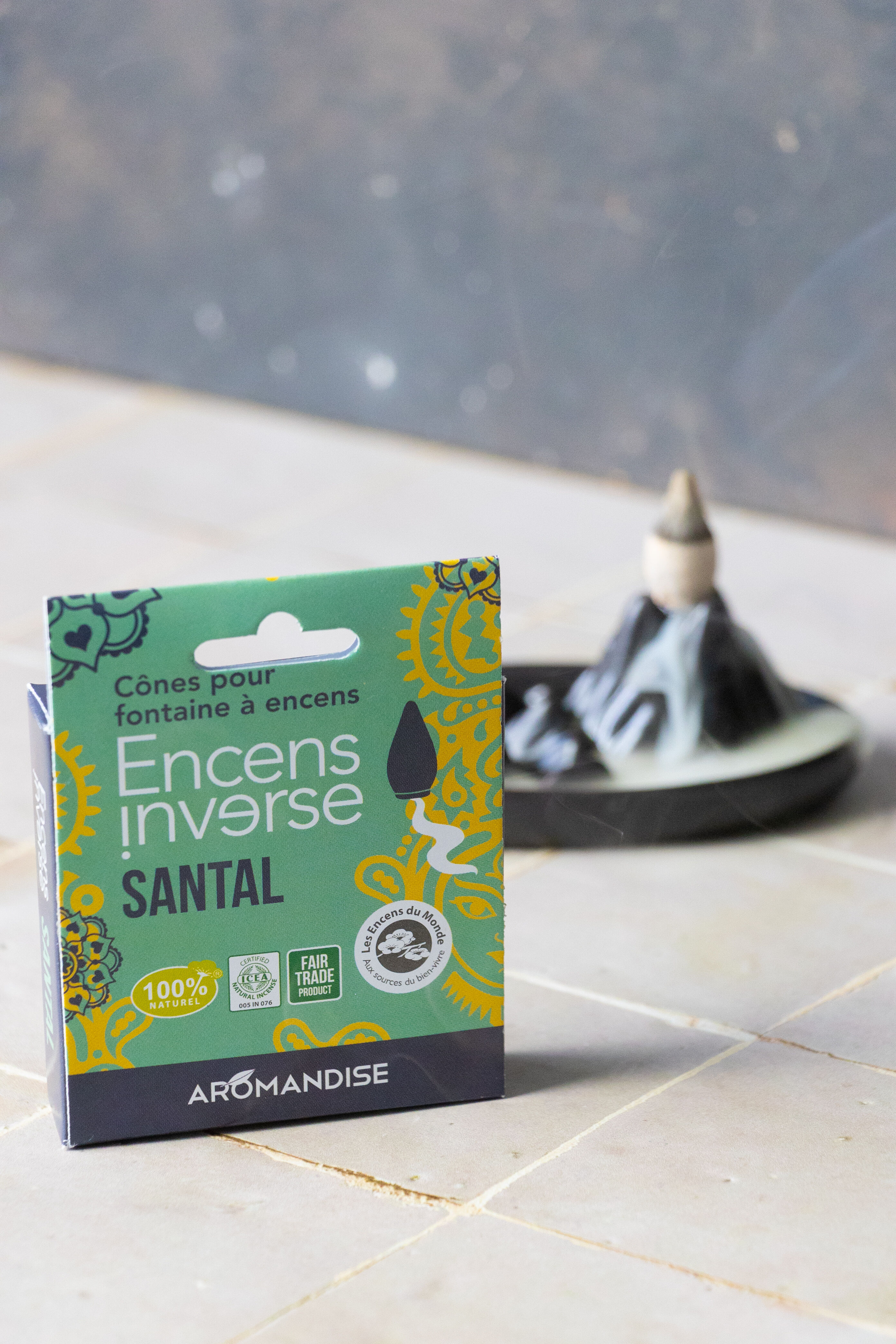 Organic inverted incense cones - Aromandise