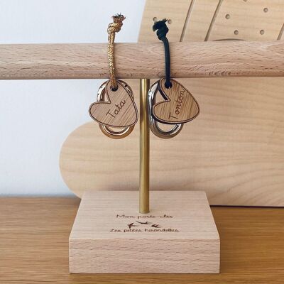 Key ring - Uncle Heart and Tata Heart