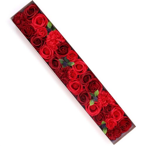Fleurs de Savon - Bouquet Long- Rouge Vif