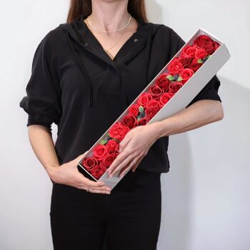 Fleurs de Savon - Bouquet Long- Rouge Vif 2
