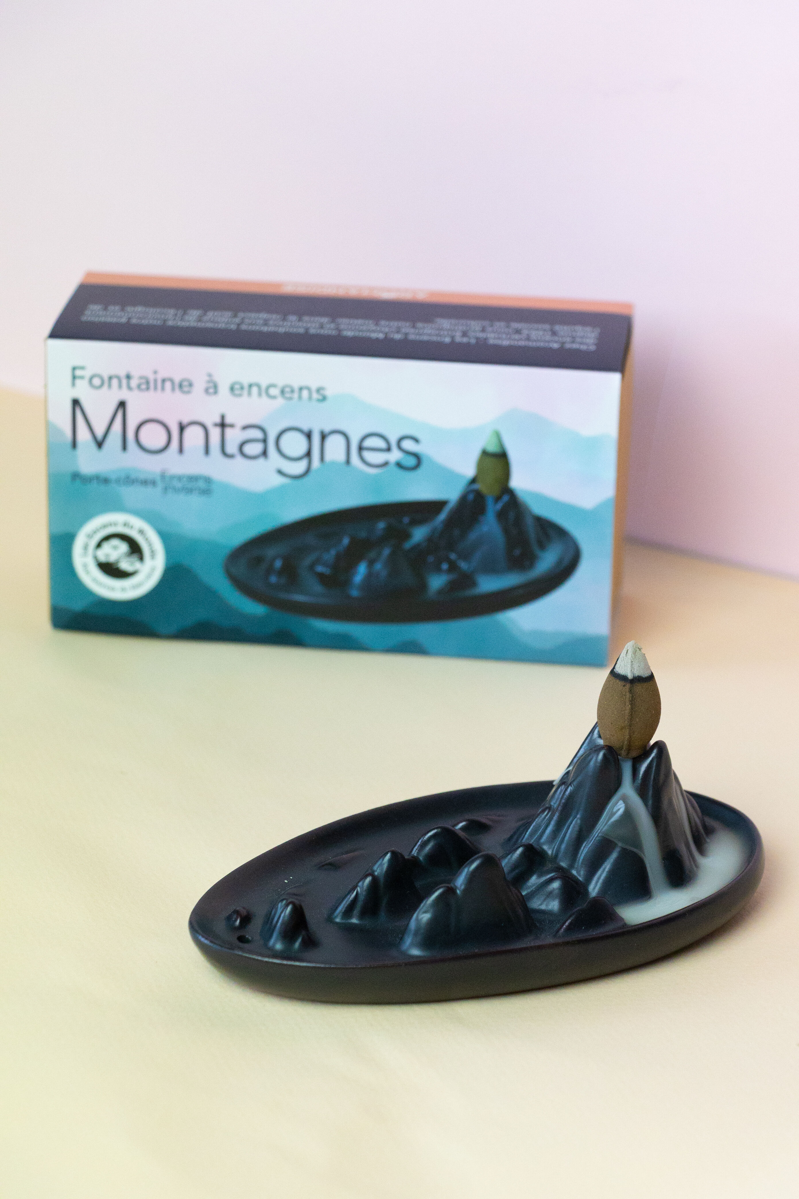 Mountain-shaped incense cone holder, inverted incense - Aromandise