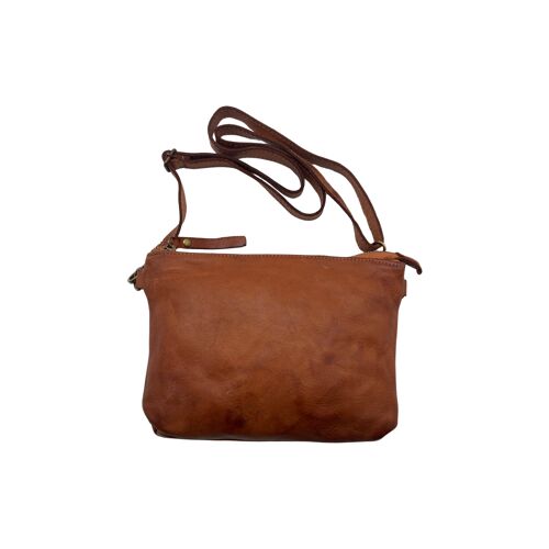 SAC BANDOULIERE CUIR WASHED NOAH COGNAC