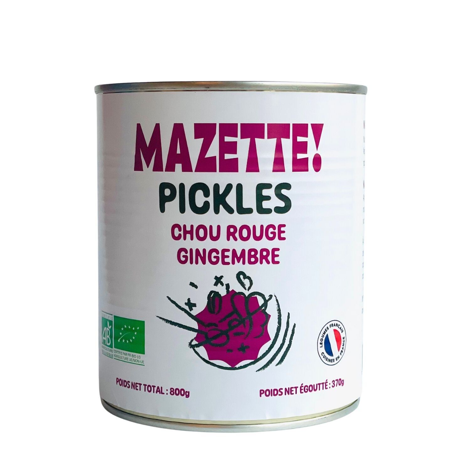 Achat Offre RHF Pickles Chou Rouge Gingembre en gros
