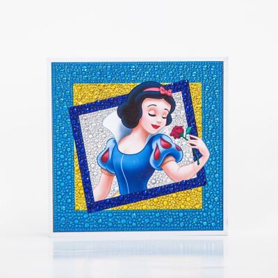 Peinture diamant Blanche-Neige, 20x20 cm, forets spéciaux