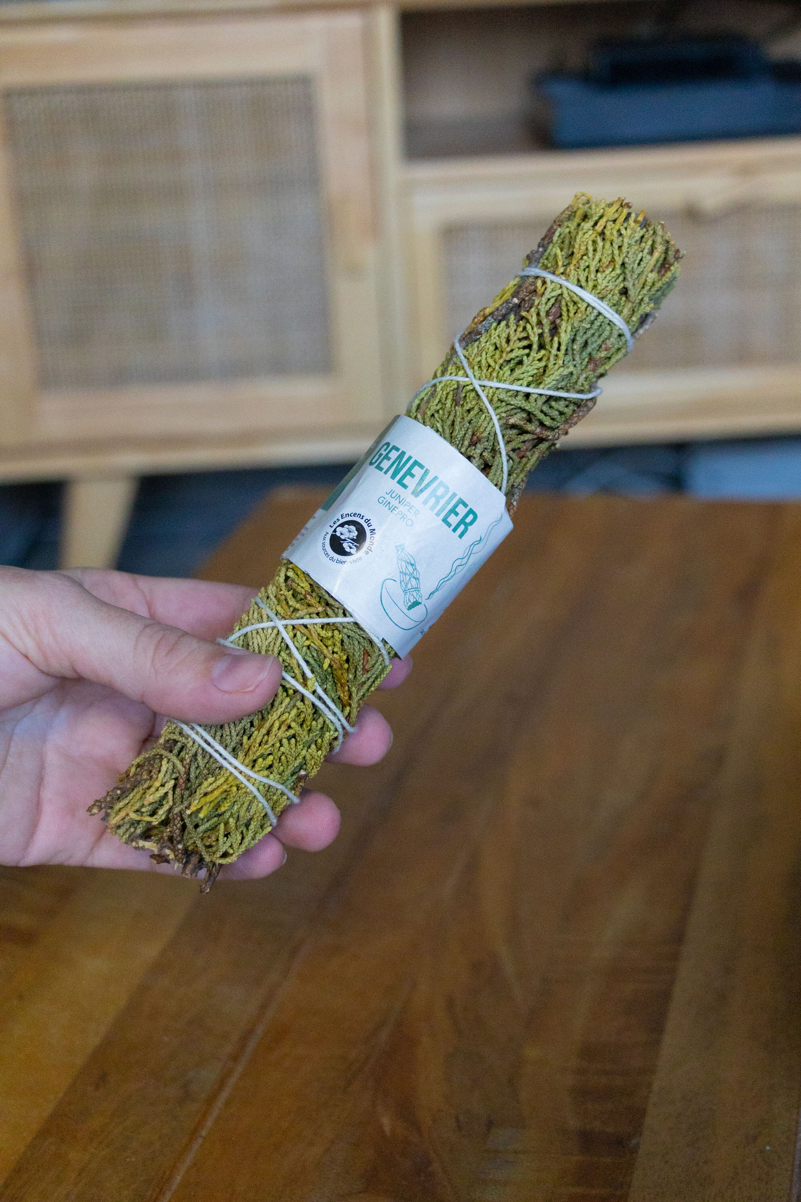 Organic Juniper Braid Incense 18cm - Aromandise
