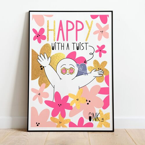 Happy with a Twist - A4