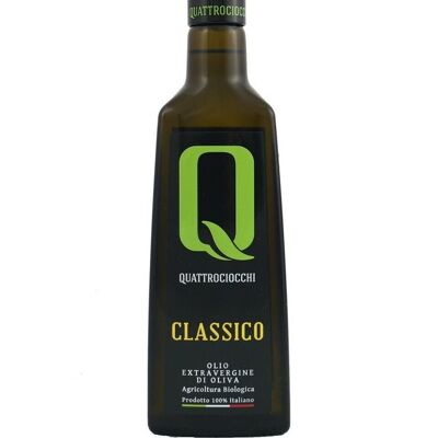 Olio extra vergine di oliva Quattrociocchi “Classico”.