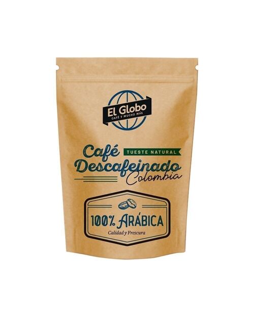 CAFÉ 100% ARÁBICA DESCAFEINADO COLOMBIA - 250g
