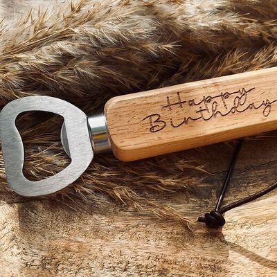 Bottle opener ''Happy Birthday''